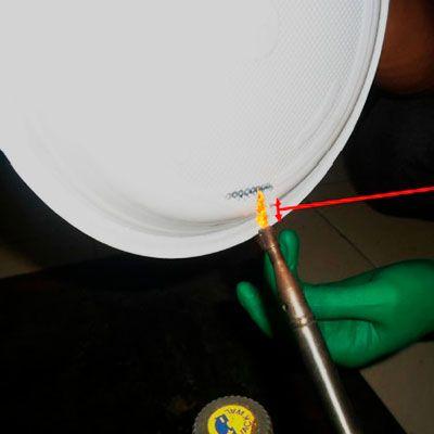 Teste de flamabilidade laboratórios